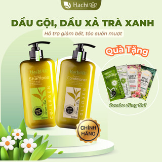  Dầu gội đầu cặp trà xanh hachi dành cho tóc dầu khắc phục tình trạng dư thừa dầu chiết xuất tự nhiên 