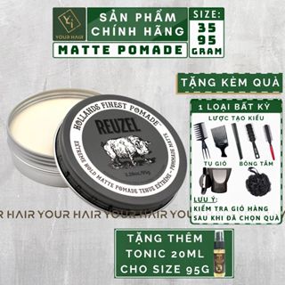Sáp vuốt tóc Reuzel Extreme Hold Matte Pomade 35g - 95g