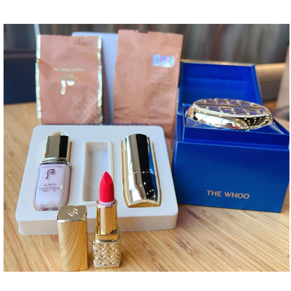 (Nội địa Hàn k tem LGViNa) - Bộ set phấn nước cushion Tái Sinh cao cấp Whoo Cheaongidan Essence