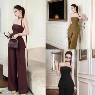 Set ( áo và quần) E25  áo cup phối quần xuông dài