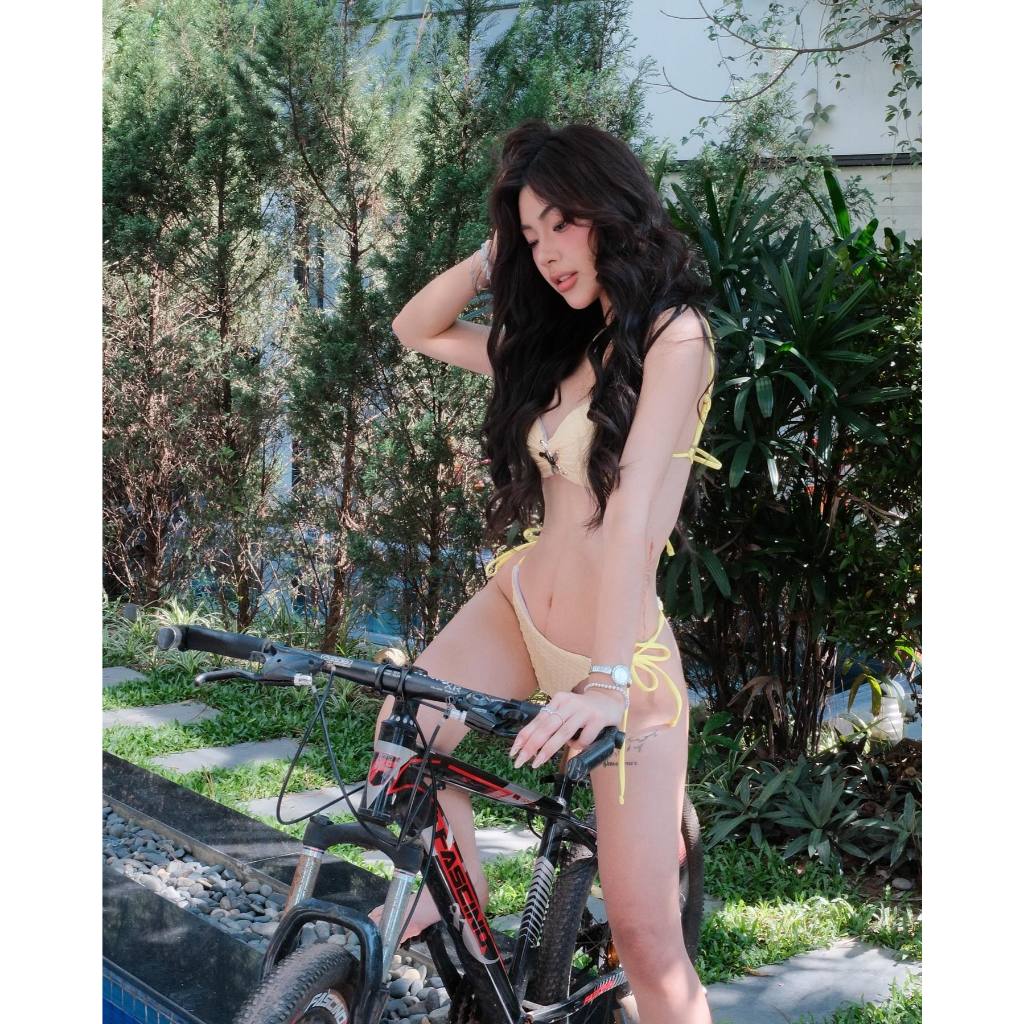 Bikini Hai Mảnh Đi Biển Hình Sao Biển Inox, Bikini Chất Thun Lạnh Xốp Nhăn Sẵn Mút Ngực Sang Chảnh - H26 | BigBuy360 - bigbuy360.vn