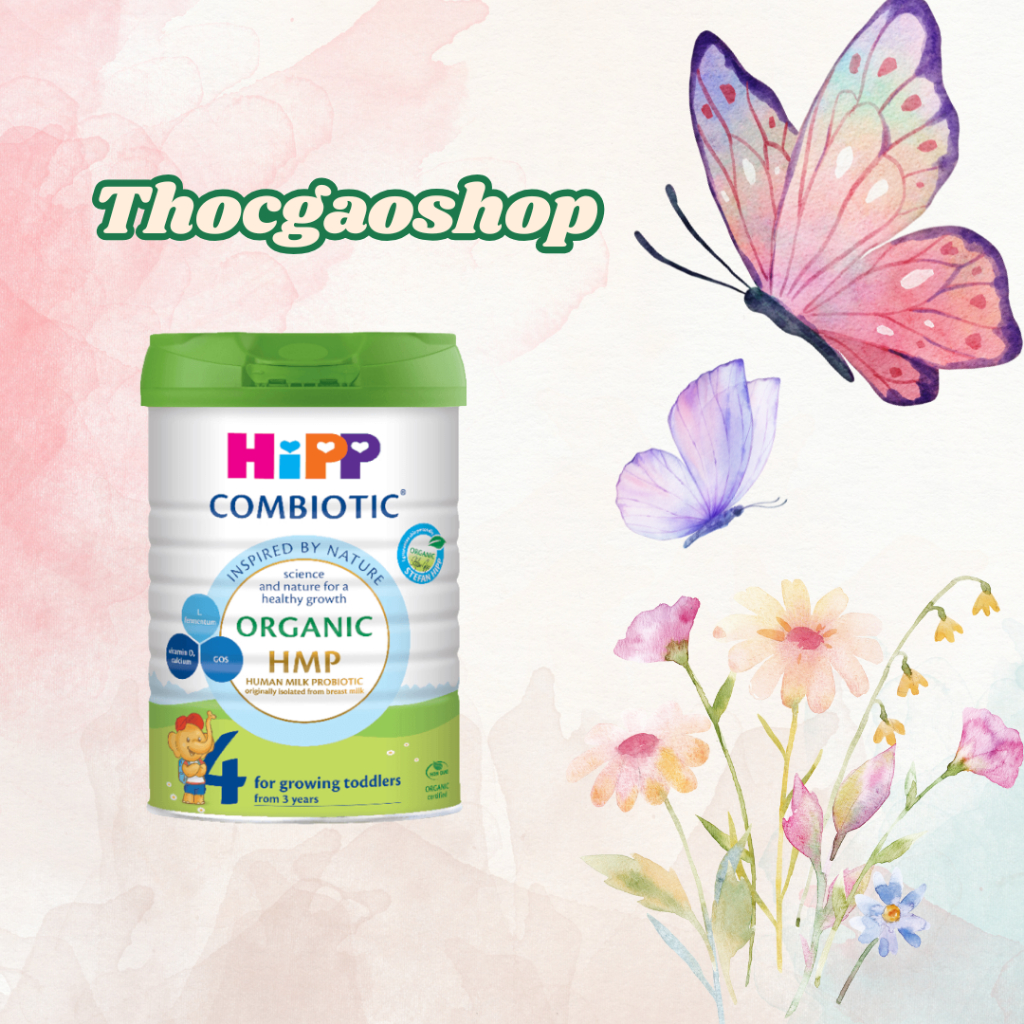 (Thóc Gạo Shop 89)(Mua2 lon 800 tặng túi) Sữa HIPP Combiotic lon 800gr nhập khẩu và Combiotik hộp giấy 600gr nội địa Đức