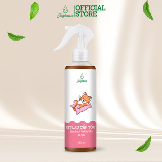  Nước lau sàn cấp tốc dạng xịt khử khuẩn khử mùi chó mèo 280ml JULYHOUSE kết hợp tinh dầu Oải Hương,Khuynh Diệp Sả Chanh 