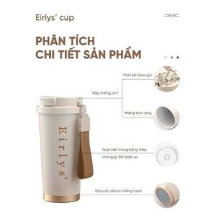 Bình giữ nhiệt Eirly, dung tích 530ml