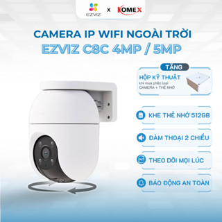 Camera Wifi Ngoài Trời Ezviz C8C 4MP/5MP Độ Phân Giải 2K+ 3K, đàm thoại 2 chiều, màu đêm và xoay 360