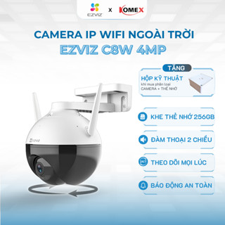 Camera Wifi ngoài trời EZVIZ C8W Độ phân giải 2K, 2 chiều, khả năng quay quét 360