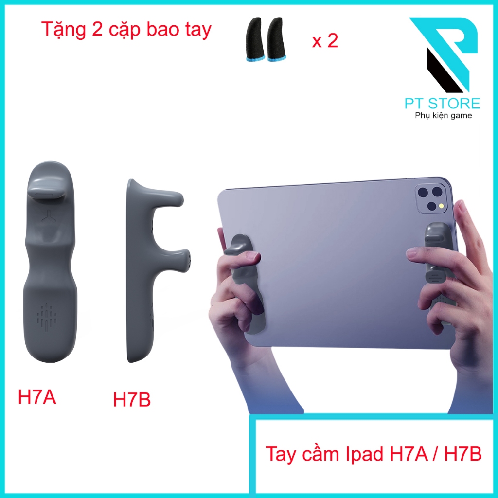 Tay cầm công thái học cho máy tính bảng, Ipad Kirin H7A / H7B giúp chống mỏi tay, chống trơn trượt cho máy