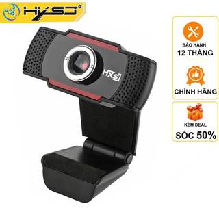 Webcam máy tính hxsj s20 hd 1080p usb3.0 2.0 điều chỉnh 360° kèm mic cho cuộc gọi video
