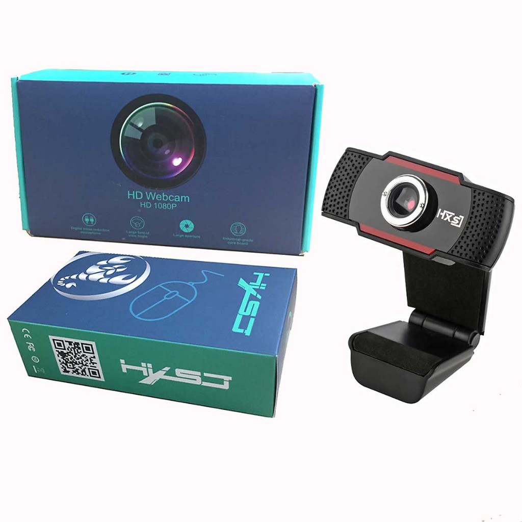 Webcam máy tính HXSJ S20 HD 1080P USB3.0 2.0 Điều Chỉnh 360° Kèm Mic Cho Cuộc Gọi Video | BigBuy360 - bigbuy360.vn