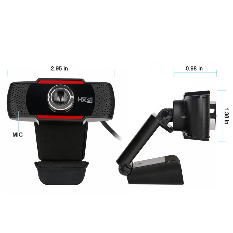 Webcam máy tính HXSJ S20 HD 1080P USB3.0 2.0 Điều Chỉnh 360° Kèm Mic Cho Cuộc Gọi Video | BigBuy360 - bigbuy360.vn