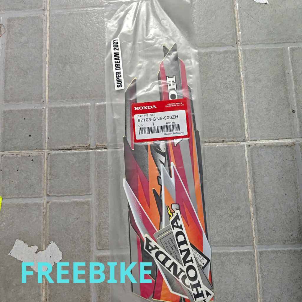 BỘ TEM DÁN FULL XE SUPER DREAM ĐỜI 2001  ZIN NHẬP THÁI HÀNG HÃNG