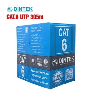 Cáp mạng DINTEK CAT.6 UTP 305m