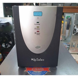 Bộ lưu điện upselec 1000va/600w; ups 1000va máy cũ main mạch zin nguyên bản máy chưa bao gồm ắc quy