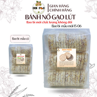 Bánh gạo lứt ăn kiêng Denfood, bánh nổ gạo lức nguyên hạt 500gr