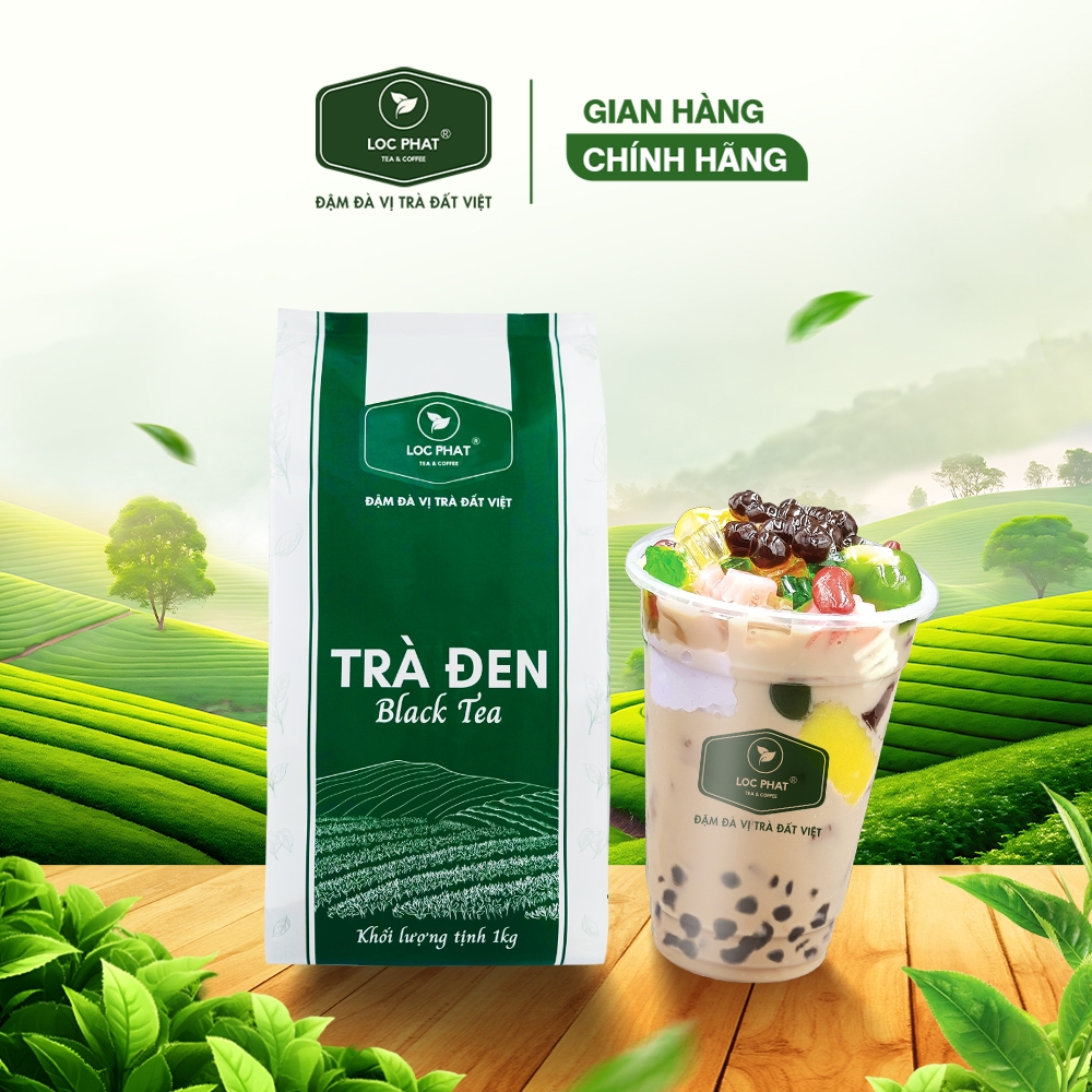 Trà Đen Lộc Phát 1KG - Dùng Pha Chế Đồ Uống (Trà Sữa, Trà Trái Cây)