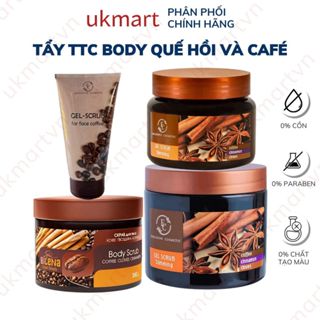Tẩy Da Chết Toàn Thân Eksklyuziv Kosmetik - Bilena Quế Hồi Và Café 150g - 380g - 500g