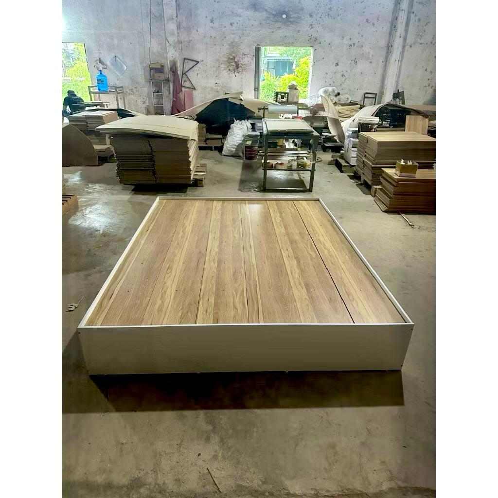 Giường ngủ bệt,giường palet cao 30cm.Giường ngủ phòng trọ,giường ngủ gỗ mdf
