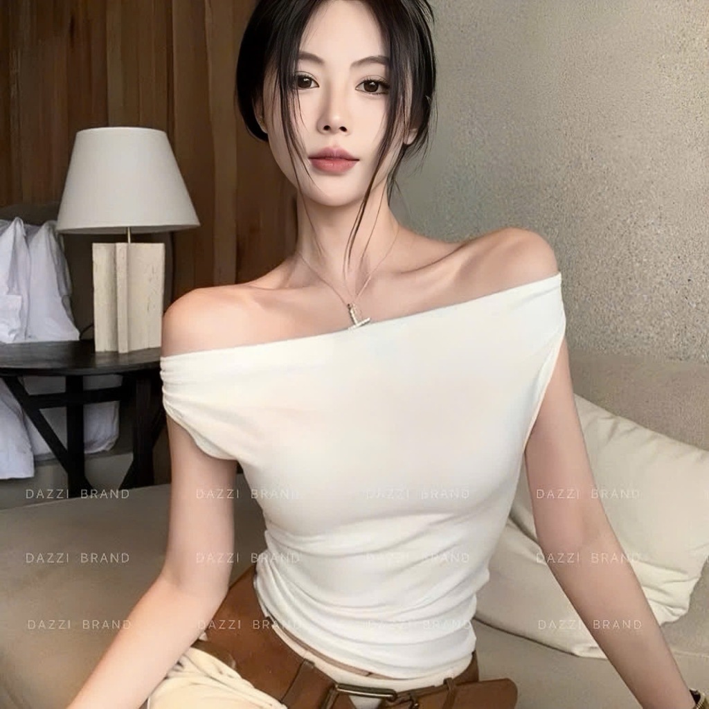 [MẶC 2 KIỂU - DEAL MỞ BÁN] Áo yếm nữ cổ đổ ôm body vải cotton mịn mát DAZZI women A040 | BigBuy360 - bigbuy360.vn