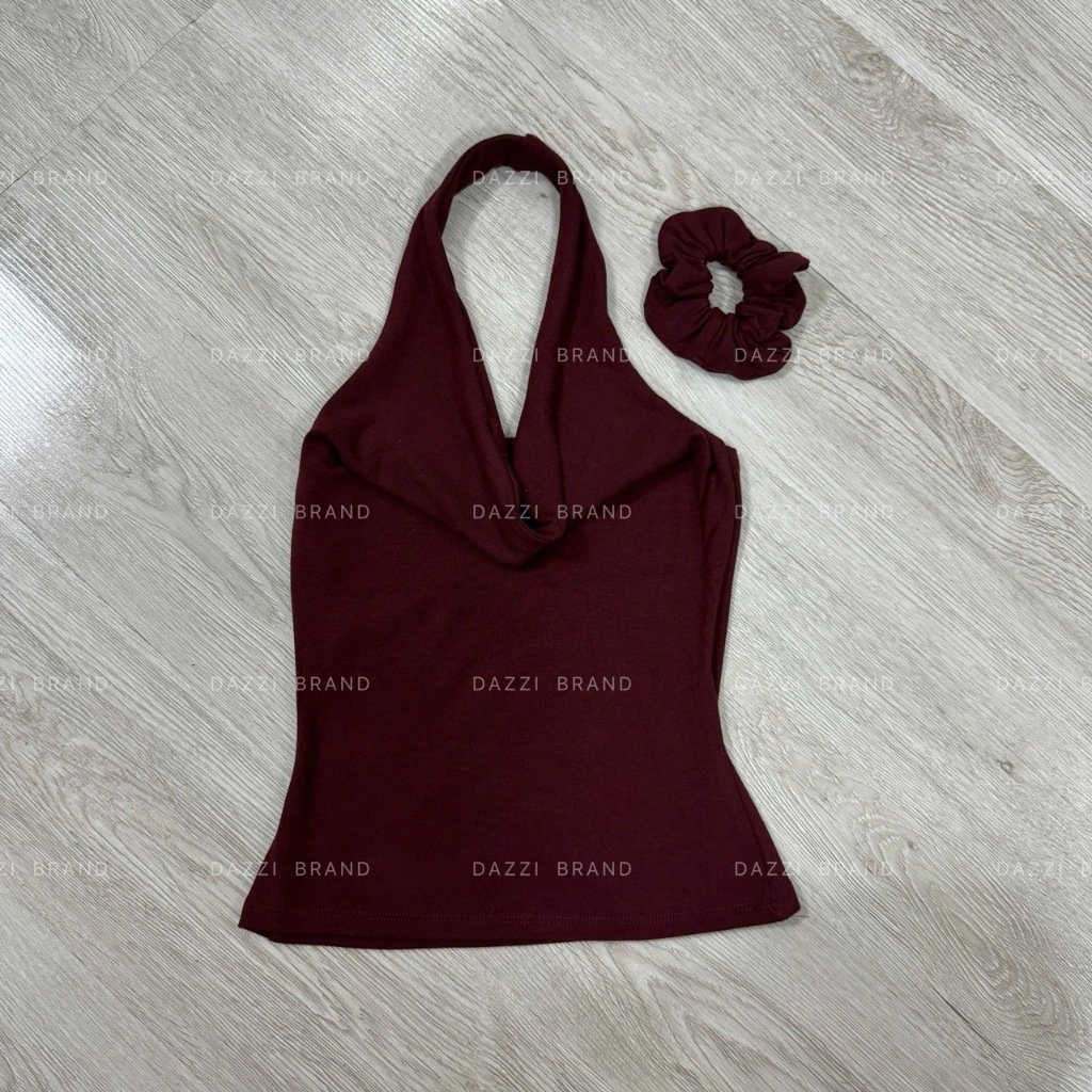 [MẶC 2 KIỂU - DEAL MỞ BÁN] Áo yếm nữ cổ đổ ôm body vải cotton mịn mát DAZZI women A040 | BigBuy360 - bigbuy360.vn
