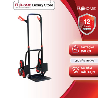 Xe kéo đẩy leo cầu thang 6 bánh rút gọn FUJIHOME CC-6150 tải trọng 150kg - Vận chuyển hàng dễ dàng