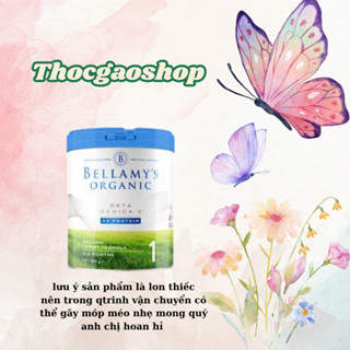 (Thóc Gạo Shop 89)Sữa Bellamy's organic A2 Beta Genica 8 sử dụng đạm organic a2 protein milk 800gr đủ số