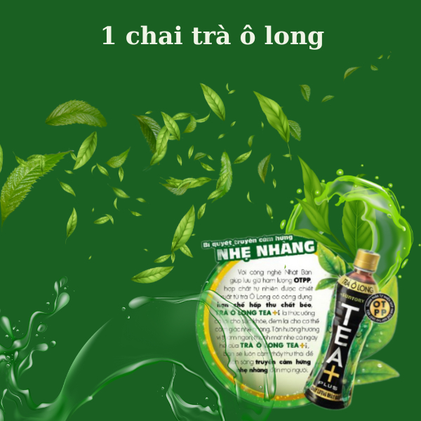 1 Chai Trà Ô Long Tea Plus