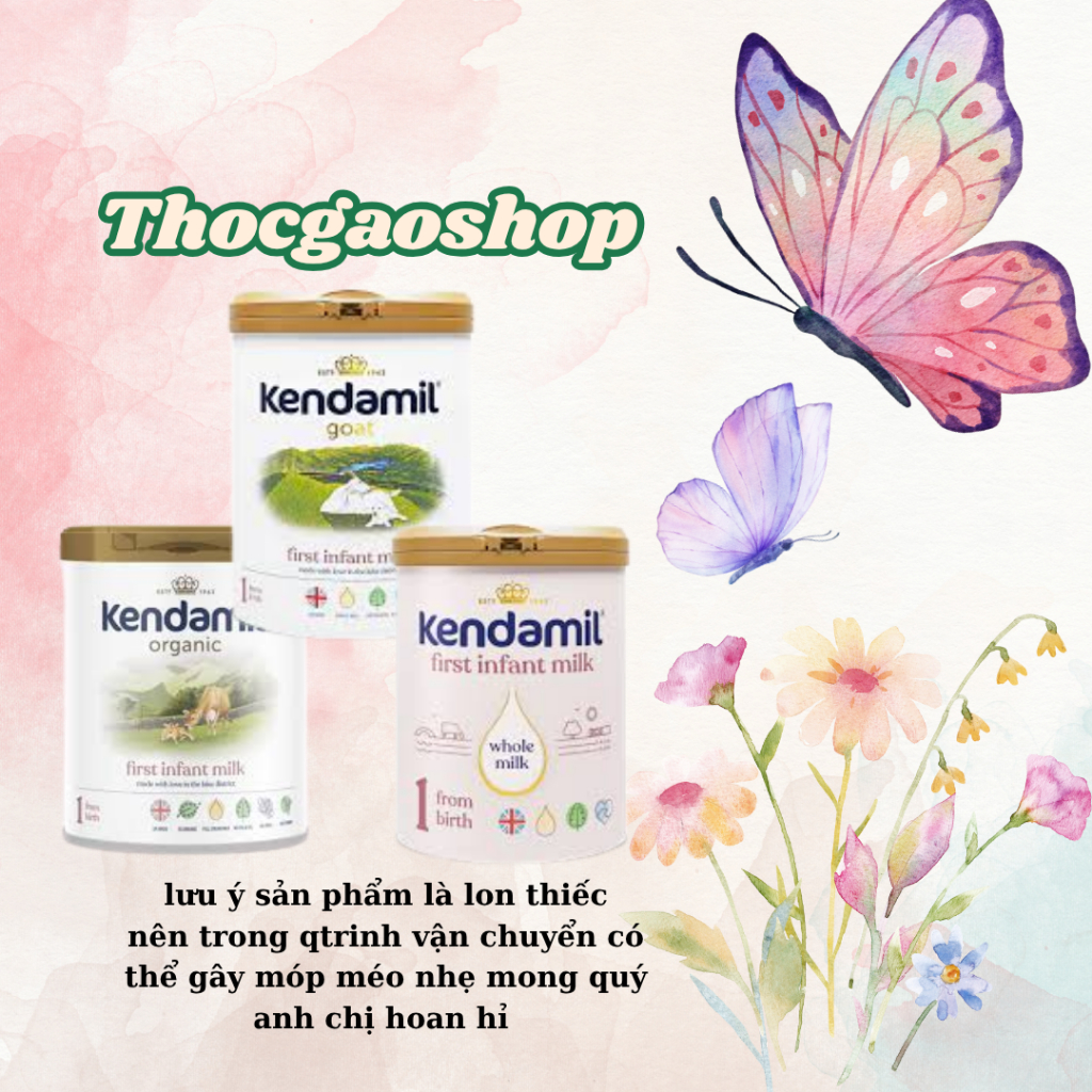 (Thóc Gạo Shop 89) Sữa công thức Kendamil Organic/ Classic 800gr hương vị thơm ngon hàng nhập khẩu