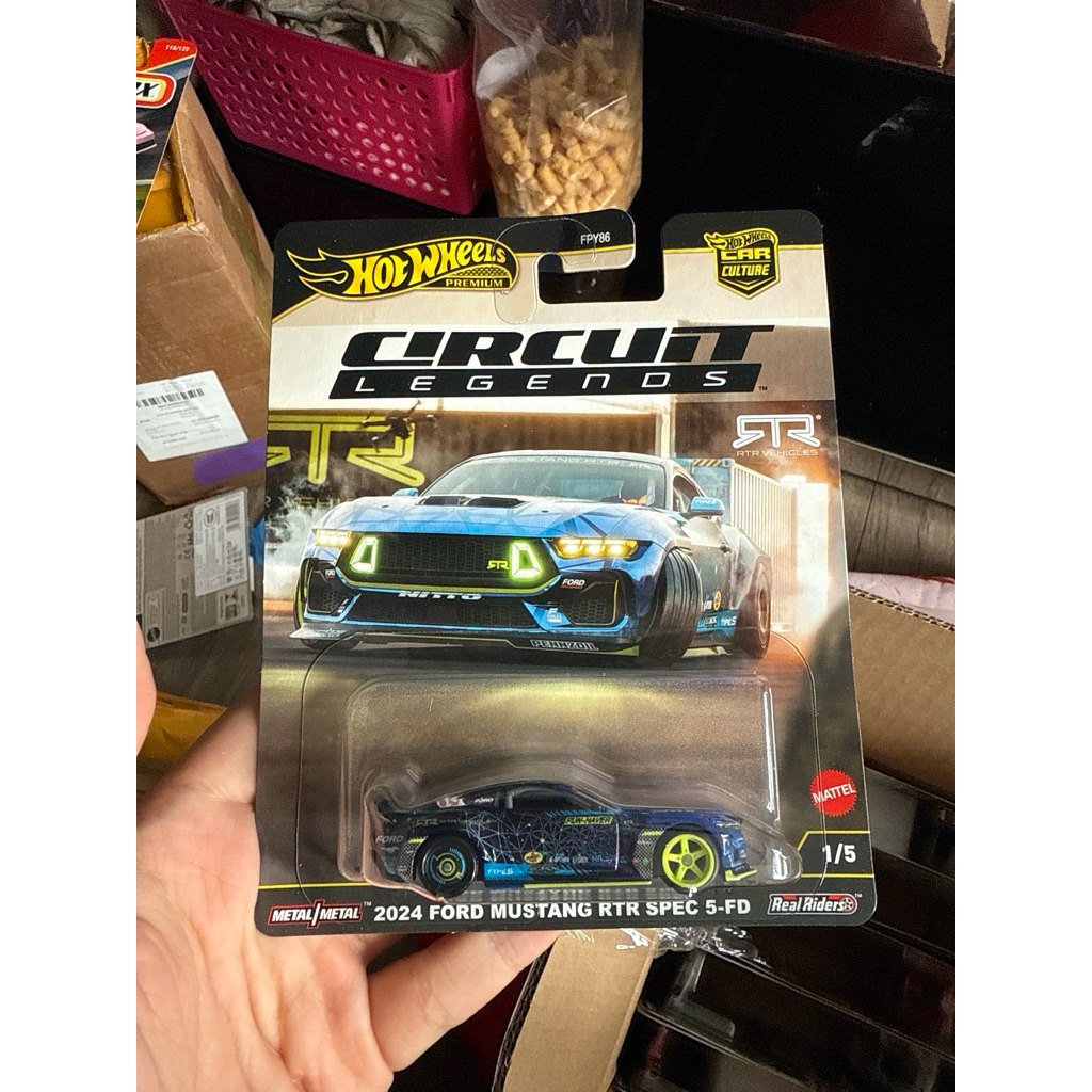 Hotwheels Premium Ford Mustang RTR FD/ mô hình ô tô
