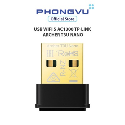 USB WiFi 5 AC1300 TP-Link Archer T3U Nano - Bảo hành 24 tháng