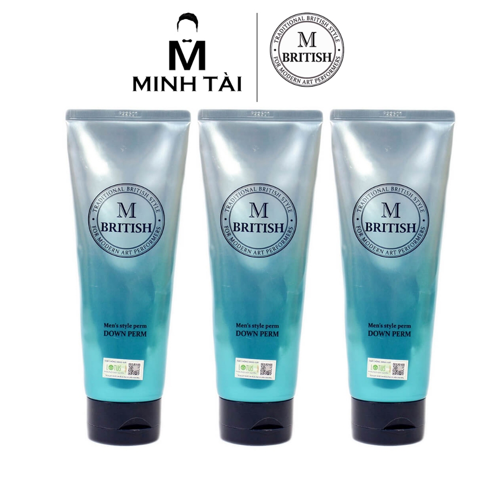 Kem ép side tóc BRITISH M Men's Style Down Perm 200g
