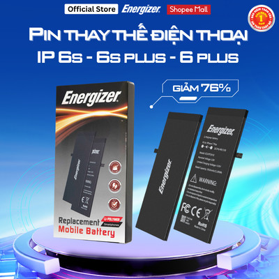 Pin thay thế điện thoại iP dung lượng cao Energizer - iP6/ 6iPs/ iP6 Plus/ iP6s Plus - Hàng chính hãng, Bảo hành 12 thán