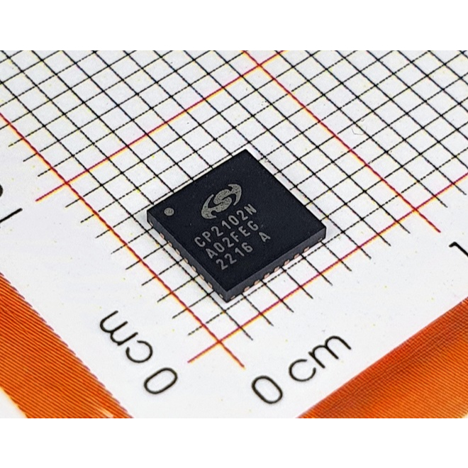 CP2102N-A01-GQFN28 IC BRIDGE USB TO UART 28QFN