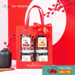 [TẶNG THIỆP - HỘP TỰ GẤP] Set Quà Tặng Hạt Dinh Dưỡng Cao Cấp, Quà Tặng 20/10, Trao Gửi Tinh Tế