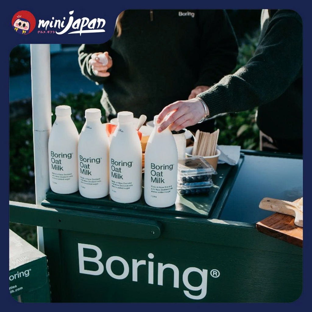 Thùng 6 Chai Sữa Yến Mạch BORING Milk 1L New Zealand - Vị Nguyên Bản & Barista Pha Cà Phê | BigBuy360 - bigbuy360.vn