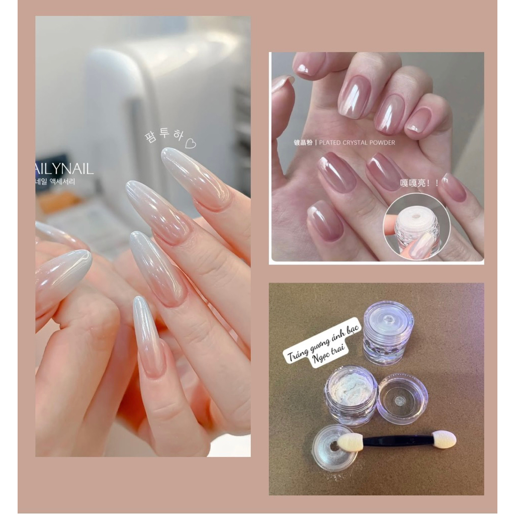 Tráng gương trong       Cái này nó đẹp mê chỉ căng bóng thêm chứ ko làm mất đi lớp màu nền