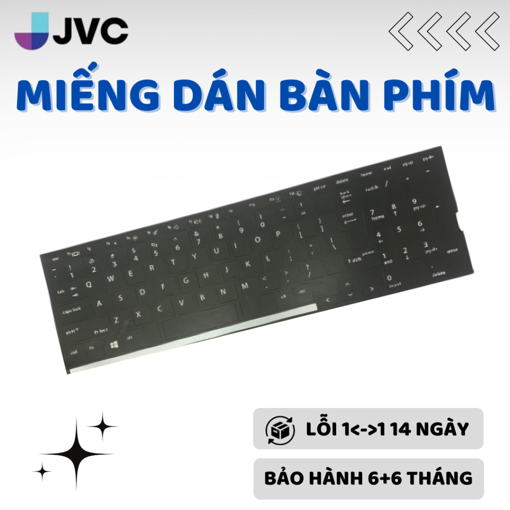 Miếng dán Bàn phím quốc tế laptop DELL LENOVO HP Các dòng 12inch, 13inch, 14inch, 15 inchv