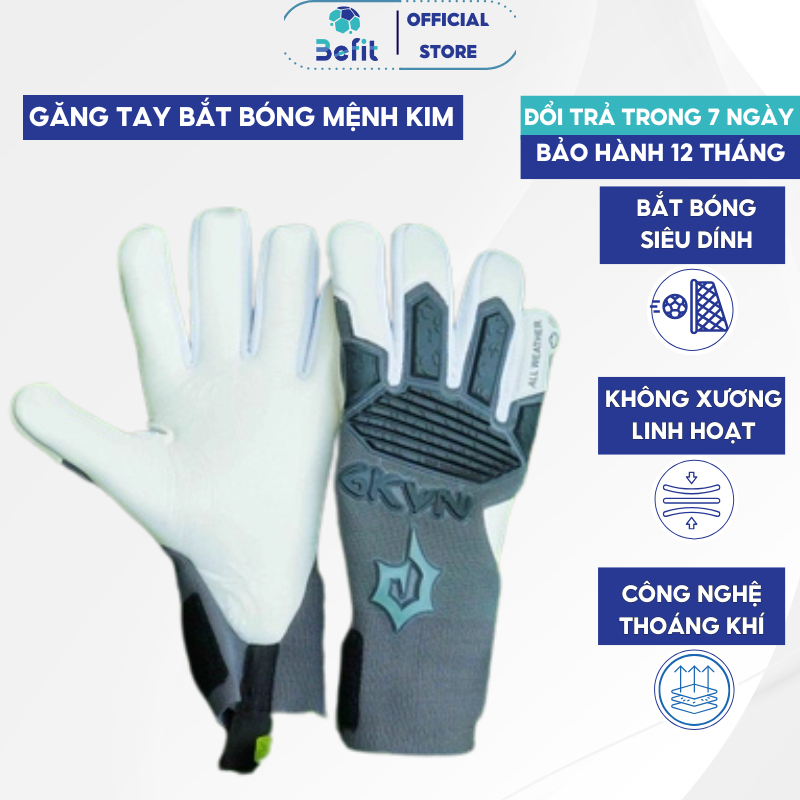 Găng tay bắt bóng GKVN Mệnh cao cấp mút Contact siêu dính, Bao tay bắt bóng chất lượng cao bền tốt