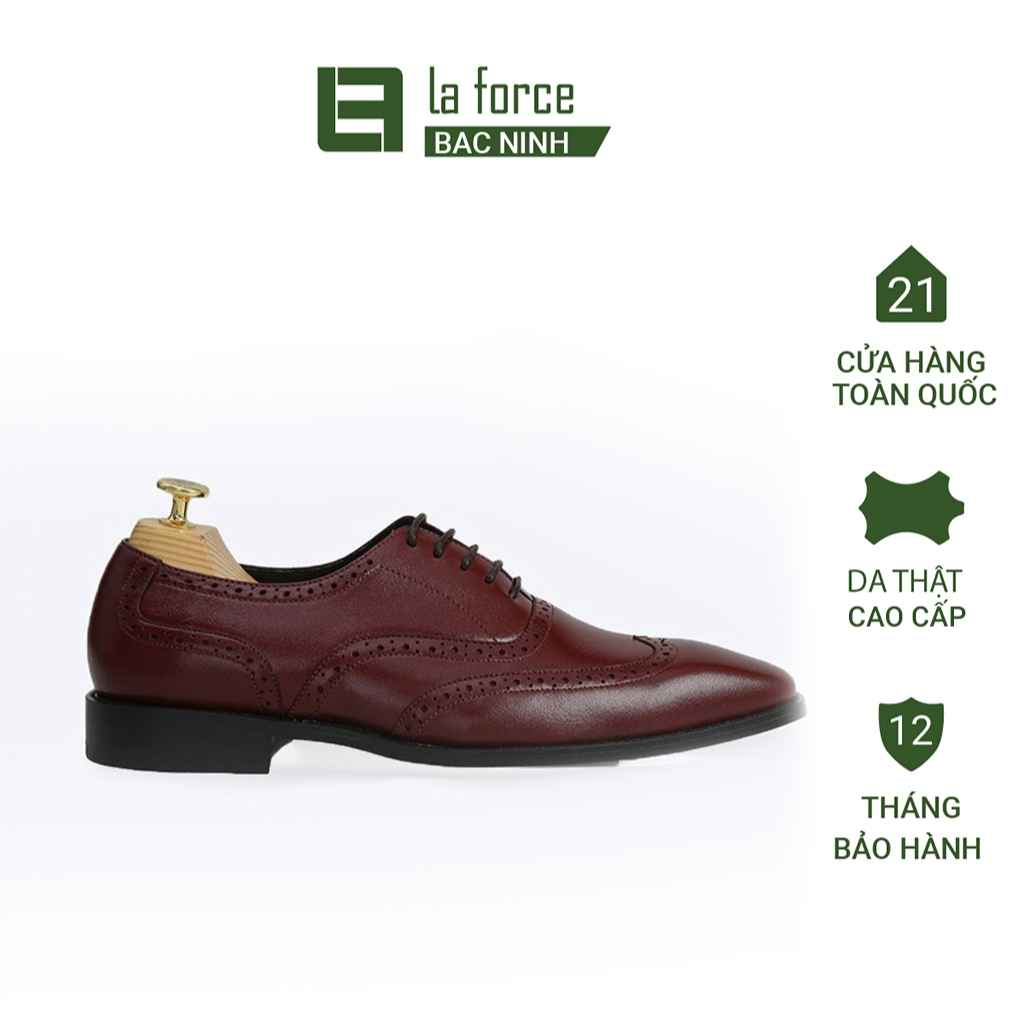 Giày da nam Laforce Bắc Ninh Oxford Brogue đẹp cổ điển GNLA0819-N-BN