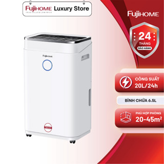 Máy hút ẩm công nghệ máy nén 20L/ngày nhập khẩu FUJIHOME DH20W Kết nối wifi - Bảo hành toàn quốc