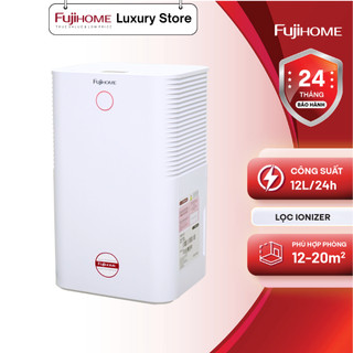 Máy hút ẩm công nghệ Block FUJIHOME DH12 Công suất 12lít/ ngày - Đèn led hiển thị- Độ ồn cực thấp