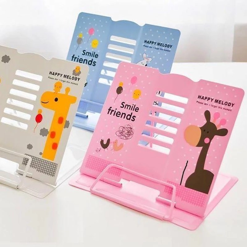 Giá kẹp sách, để sách chống cận thị cho bé - Bằng sắt, bằng nhựa chắc chắn