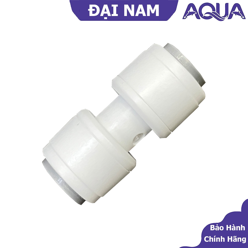 Cút nối nhanh ống 6, nối thẳng hai đầu ống 6 mm