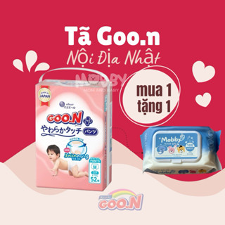  KÈM QUÀ Nội Địa Nhật Tã Bỉm Goon Premium Plus cao cấp đủ size Dán Quần 