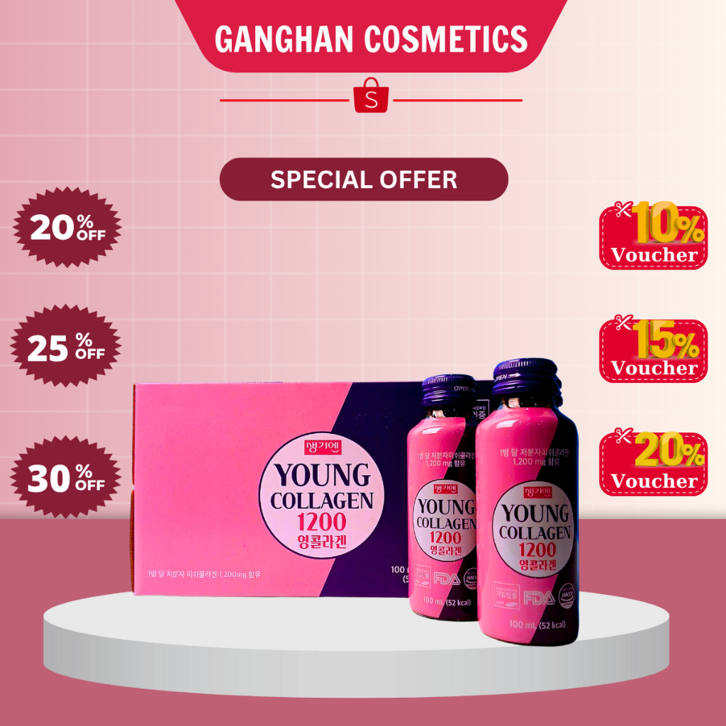 Nước Collagen Young 1200mg Hàn Quốc ( 100ml x 10 chai)