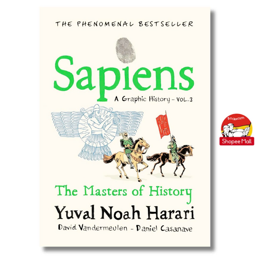 Sách - Sapiens A Graphic History, Volume 3: The Masters of History by Yuval Noah Harari - Bìa cứng