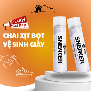 Combo 5 Chai Xịt Khô Vệ Sinh Giày Dép Sneaker Đa Năng Cao Cấp - Dung Tích 200ml & 300ml