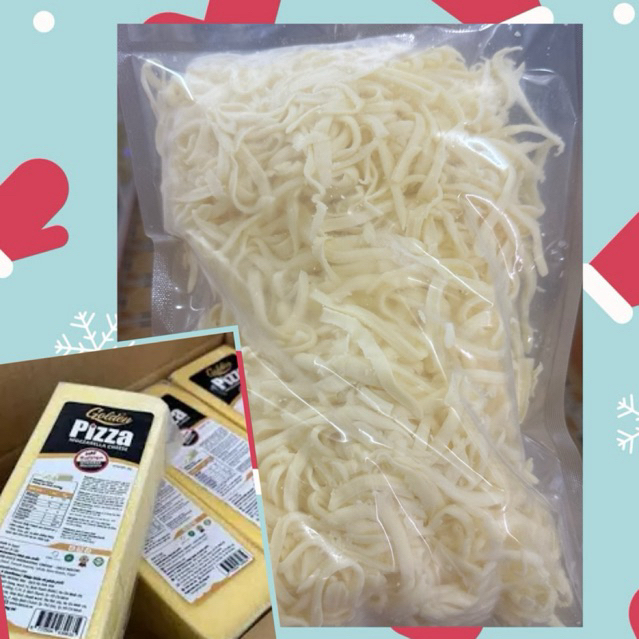 Phô mai mozzarella bào sợi gói 1kg