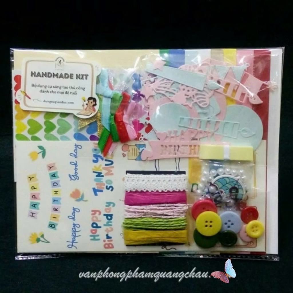 Kit 10 thiệp sinh nhật tự trang trí (Đọc kỹ mô tả sản phẩm)