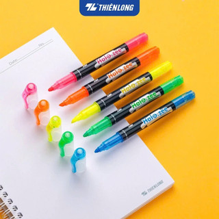 Bút Dạ Quang 2 Đầu Màu Sáng Nổi Bật Thiên Long HL-03 (Đủ Màu)