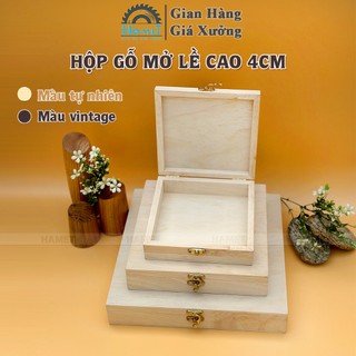  Hộp Gỗ Đựng Quà Đẹp Có Khóa Và Bản lề Chắc Chắn 4cm   HAMET_HGT  Mẫu Đẹp Sang Trọng. Bằng Gỗ Thông Cao Cấp. Nhiều Size. 